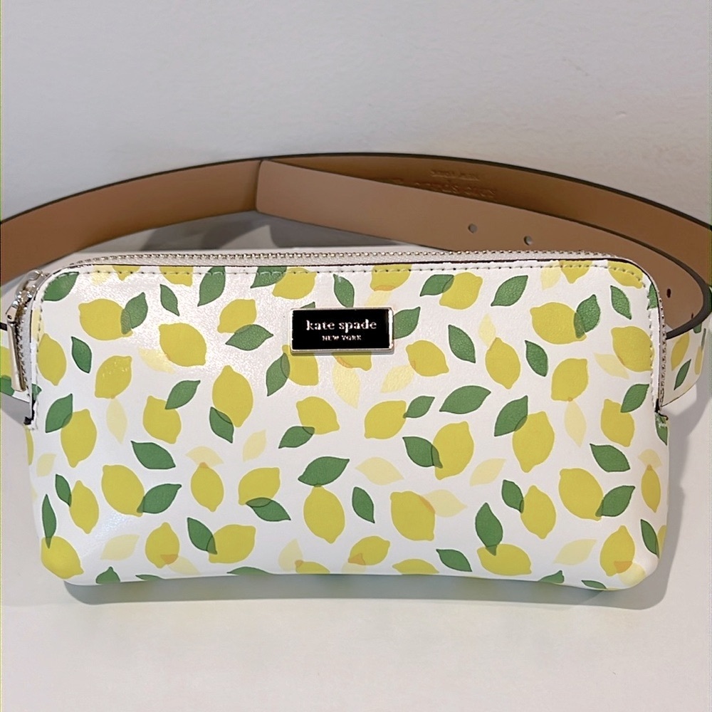 NWT Kate Spade Lemon Belt Bag Large XLarge